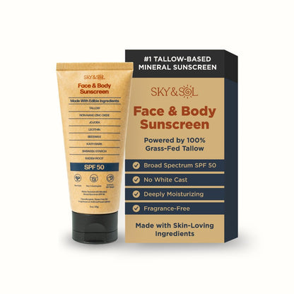 Sky and Sol Mineral Sunscreen SPF 50